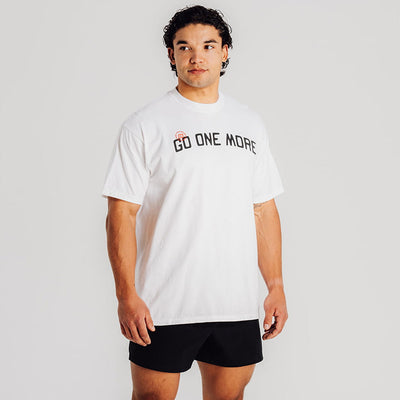 Go One More Tee / White