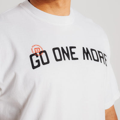 Go One More Tee / White